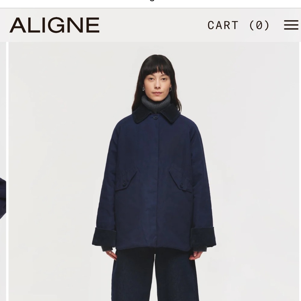 Aligne Betty Reversible Wax Coat